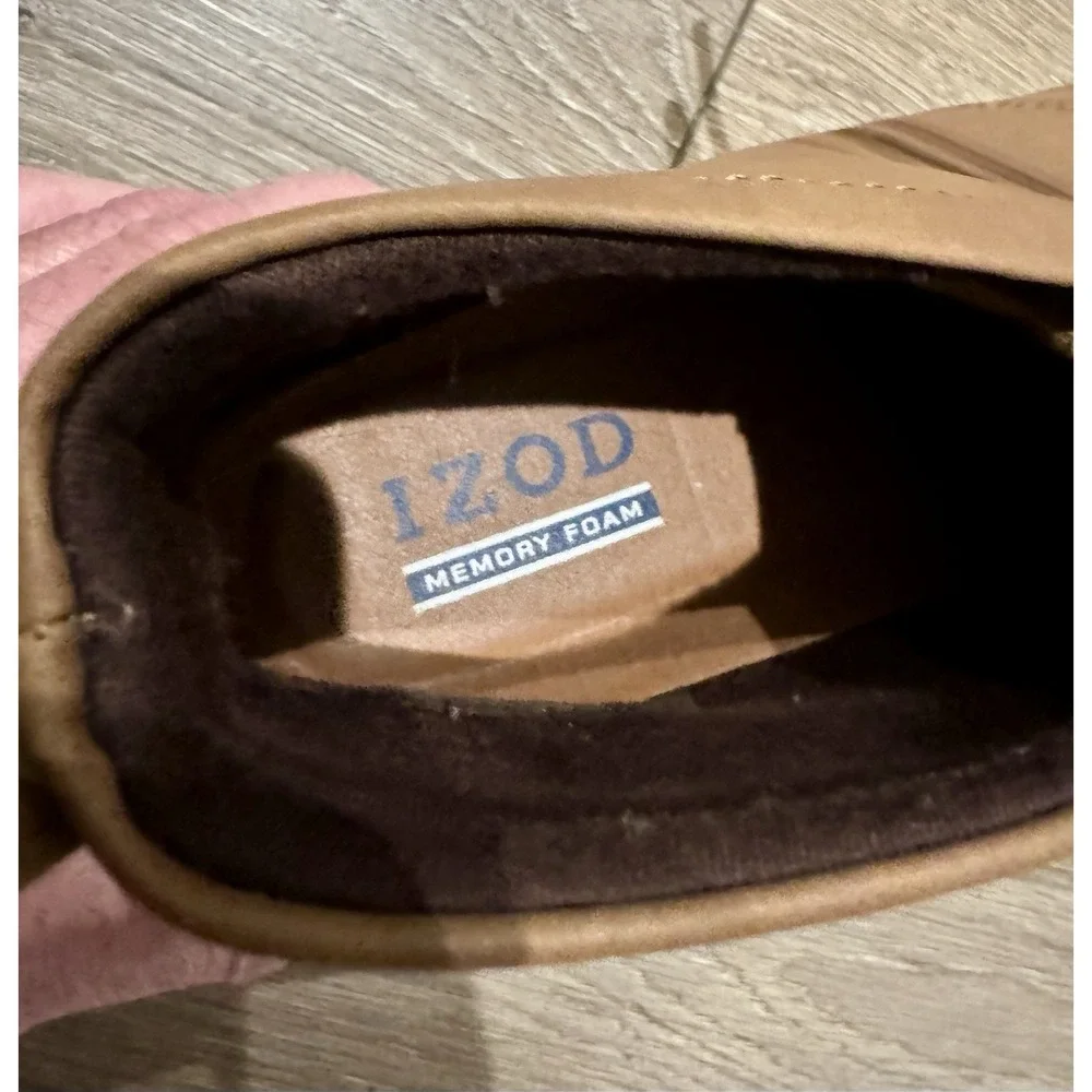 Izod Palmer Chukka Boots Men's Brown Lace-Up Round Toe Casual Shoes - 11 M